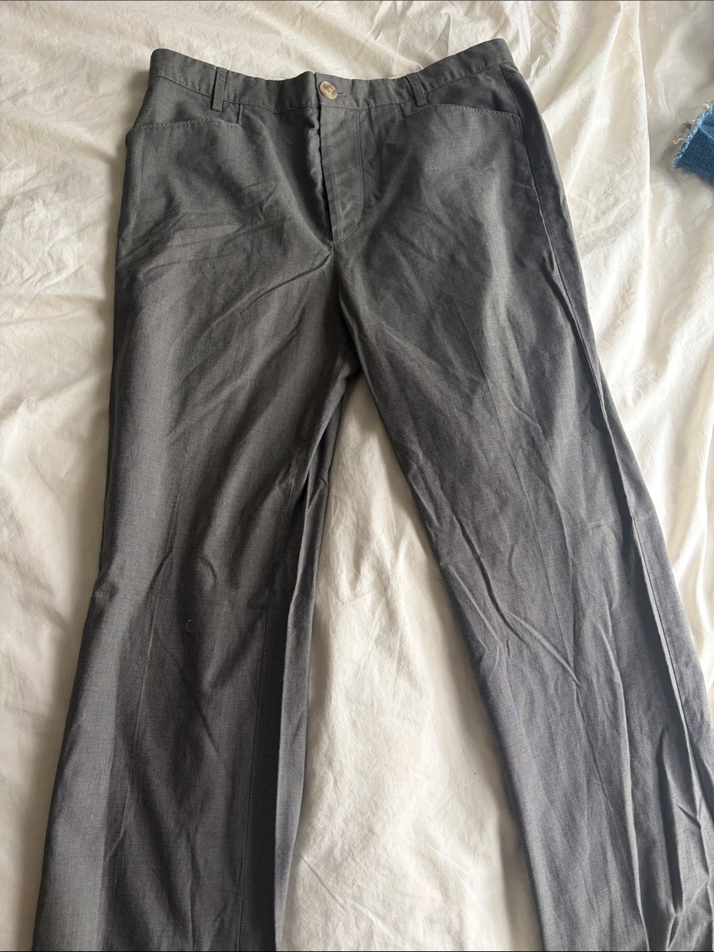 Alexander McQueen Men's Gray Dress Pants